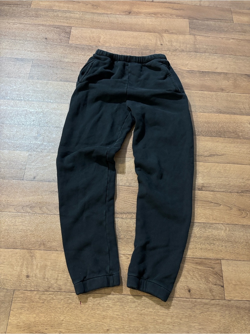 Joah Brown black joggers pockets basic casual S/M thick fall winter gym yoga Y2K